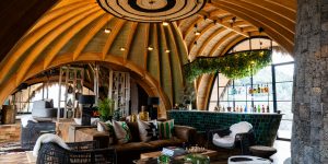 Wilderness Bisate Lodge Lounge, Rwanda