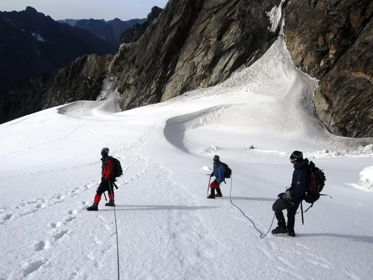 Mt Rwenzori snow - climbers - Copy