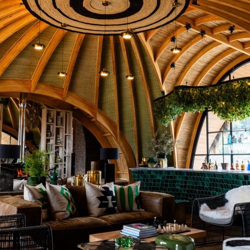 Wilderness Bisate Lodge Lounge, Rwanda